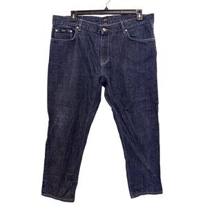 Hugo Boss Mens Regular Fit Dark Wash Denim Jeans 40/34